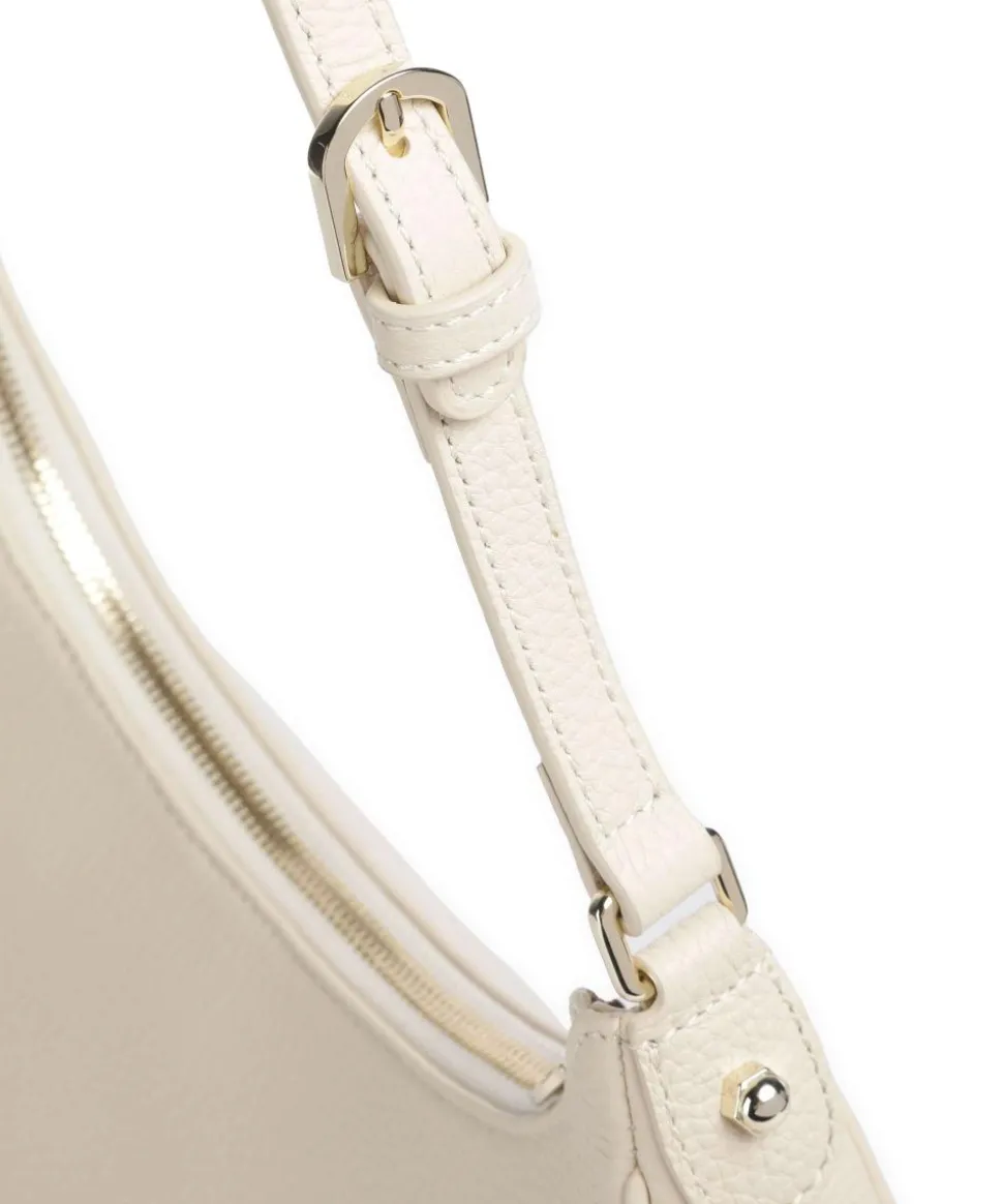 Diadora M Beuteltasche genarbtes Rindsleder weiß