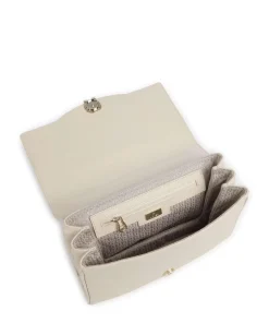 Diadora S Schultertasche genarbtes Rindsleder creme