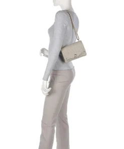 Diadora XS Schultertasche fein genarbtes Rindsleder grau