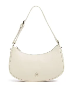 Diadora XS Schultertasche genarbtes Rindsleder creme