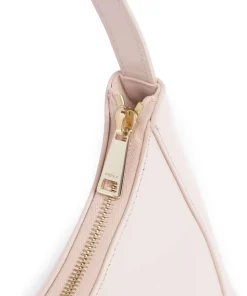 Diamante Mini Schultertasche fein genarbtes Leder altrosa