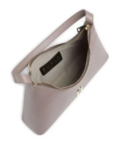 Diamante S Schultertasche Leder taupe