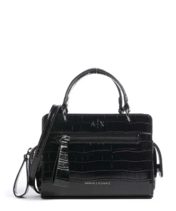 Diane Mini Croco Umhängetasche Lederimitat schwarz