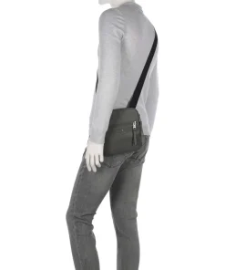 Dino Umhängetasche Lederimitat khaki