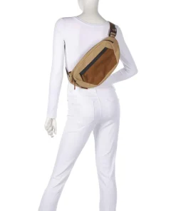 District Collection Sabin 6L Gürteltasche Baumwolle hellbraun