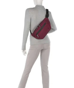 District Collection Sabin 6L Gürteltasche recyceltes Nylon dunkelrot