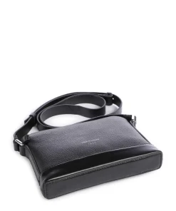 Diu Umhängetasche genarbtes Rindsleder schwarz