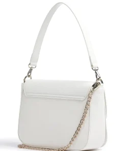 Divina Sa Schultertasche Lederimitat weiß