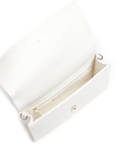 Divina Sa Umhängetasche Lederimitat weiß