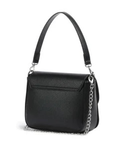 Divina Schultertasche Lederimitat schwarz