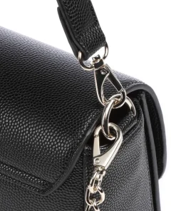 Divina Schultertasche Lederimitat schwarz