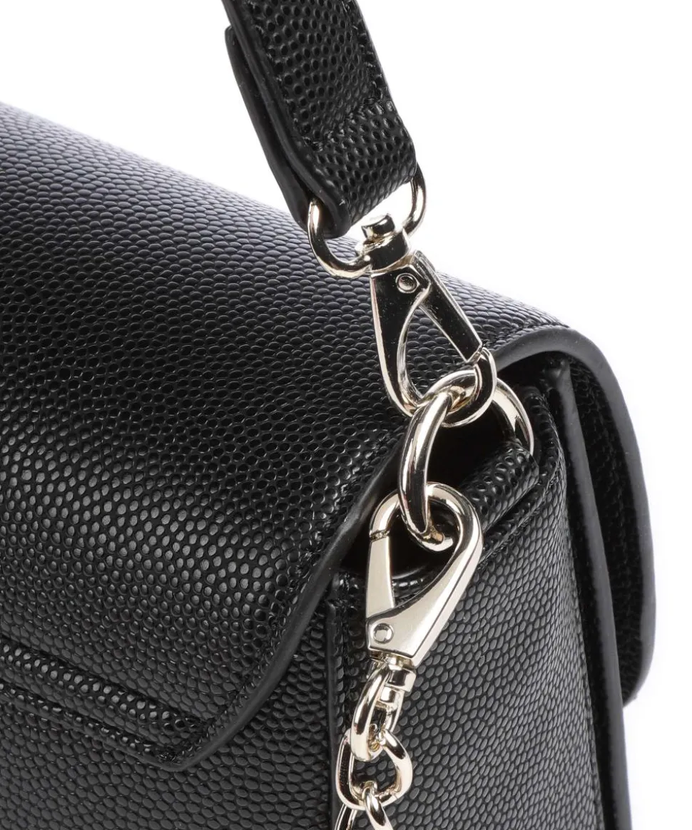 Divina Schultertasche Lederimitat schwarz