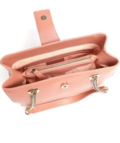 Divina Shopper Lederimitat altrosa