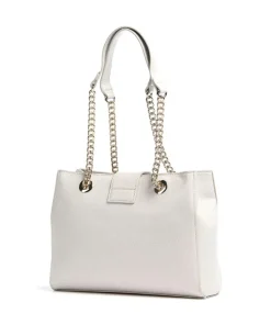 Divina Shopper Lederimitat hellgrau