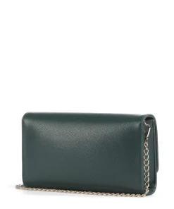 Divina Umhängetasche Lederimitat dunkelgrün