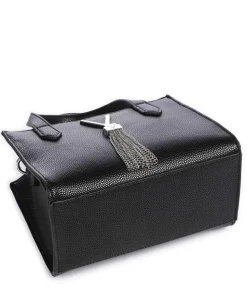 Divina Umhängetasche Lederimitat schwarz