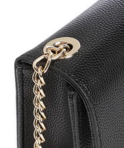 Divina Umhängetasche Lederimitat schwarz