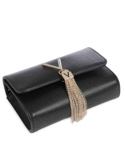 Divina Umhängetasche Lederimitat schwarz