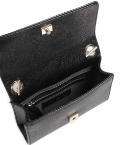 Divina Umhängetasche Lederimitat schwarz