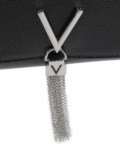 Divina Umhängetasche Lederimitat schwarz