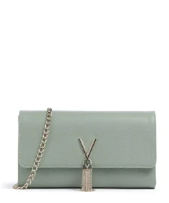 Divina Umhängetasche Lederimitat grünblau