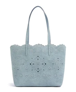 Do It All Large Shopper aufgerautes Rindsleder blau