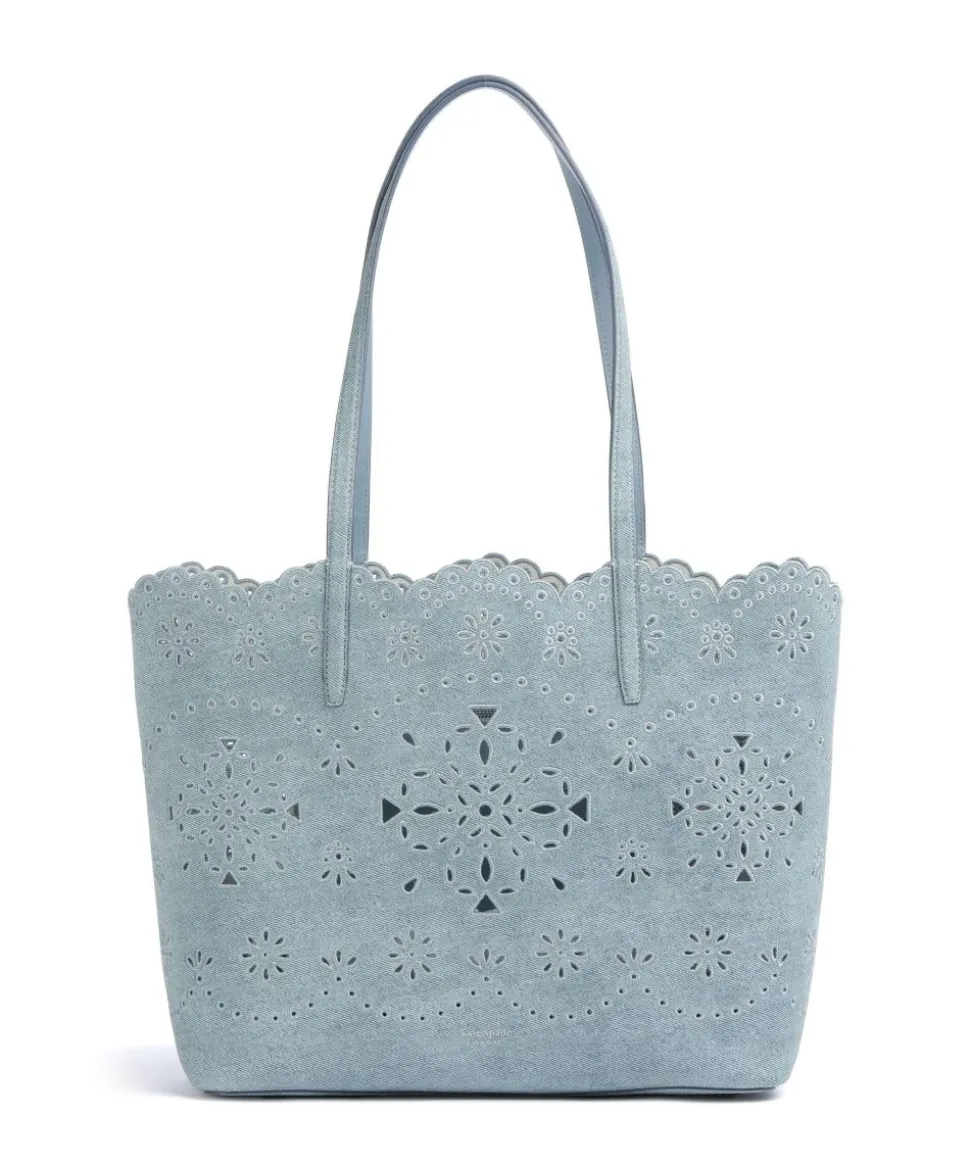 Do It All Large Shopper aufgerautes Rindsleder blau