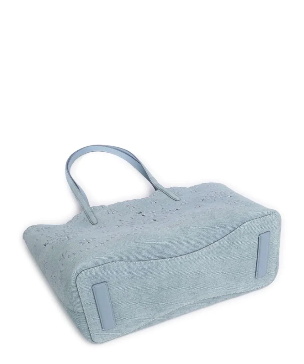 Do It All Large Shopper aufgerautes Rindsleder blau