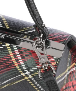 Doll Frame Saffiano Printed XL Handtasche Lederimitat mehrfarbig