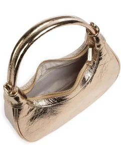 Donna Aura Schultertasche weiches Rindsleder gold