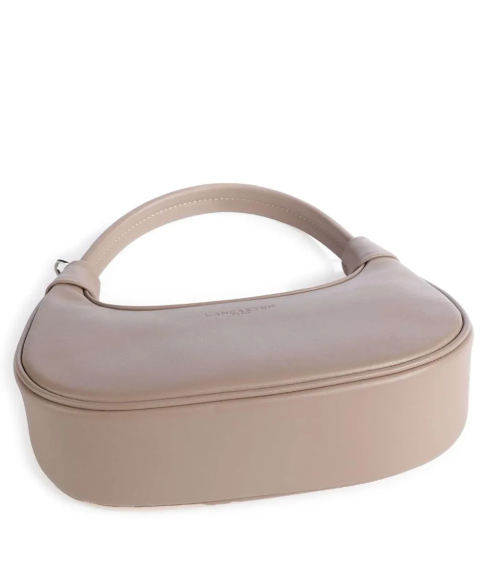 Donna Aura Schultertasche weiches Rindsleder taupe