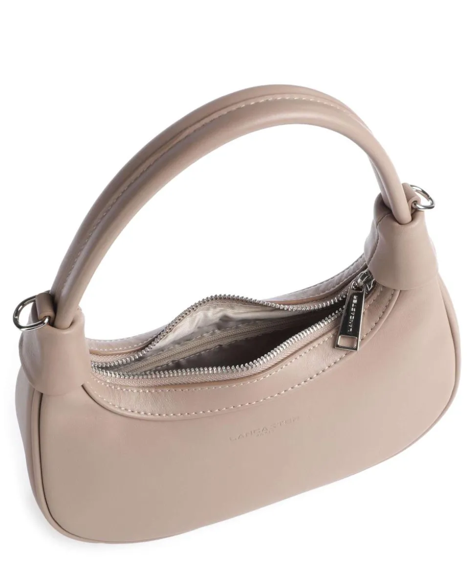 Donna Aura Schultertasche weiches Rindsleder taupe