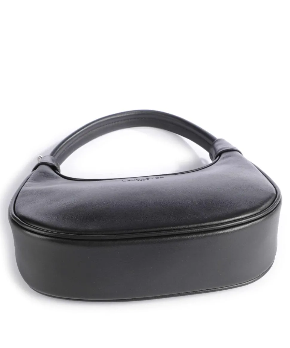 Donna Aura Schultertasche weiches Rindsleder schwarz