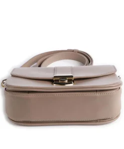 Donna Fia Umhängetasche fein genarbtes Rindsleder beige