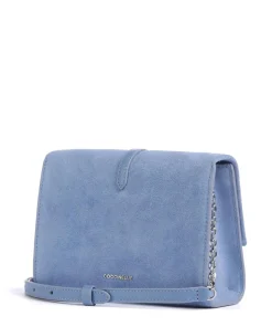 Dorian Suede Umhängetasche aufgerautes Rindsleder blau