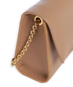 Dorian Umhängetasche genarbtes Rindsleder hellbraun