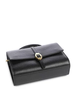 Dorian Umhängetasche genarbtes Rindsleder schwarz