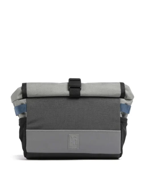 Doubletrack Lenkertasche Nylon grau/schwarz