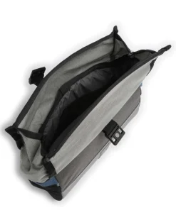 Doubletrack Lenkertasche Nylon grau/schwarz