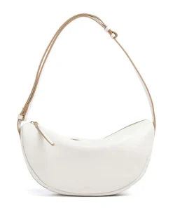 Dukes Place Schultertasche genarbtes Rindsleder elfenbein