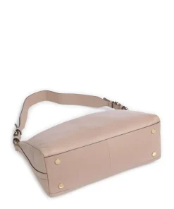 Dukes Place Schultertasche fein genarbtes Rindsleder beige