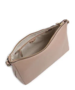 Dukes Place Schultertasche fein genarbtes Rindsleder beige