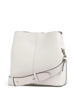 Dukes Place Umhängetasche genarbtes Rindsleder elfenbein