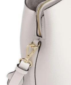 Dukes Place Umhängetasche genarbtes Rindsleder elfenbein