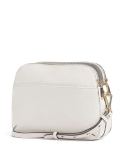 Dukes Place Umhängetasche genarbtes Rindsleder elfenbein