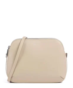 Dukes Place Umhängetasche fein genarbtes Rindsleder beige