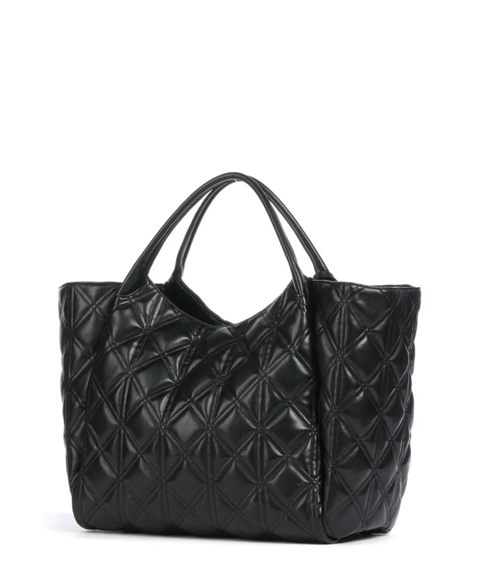 Durini 24 Shopper Lederimitat schwarz