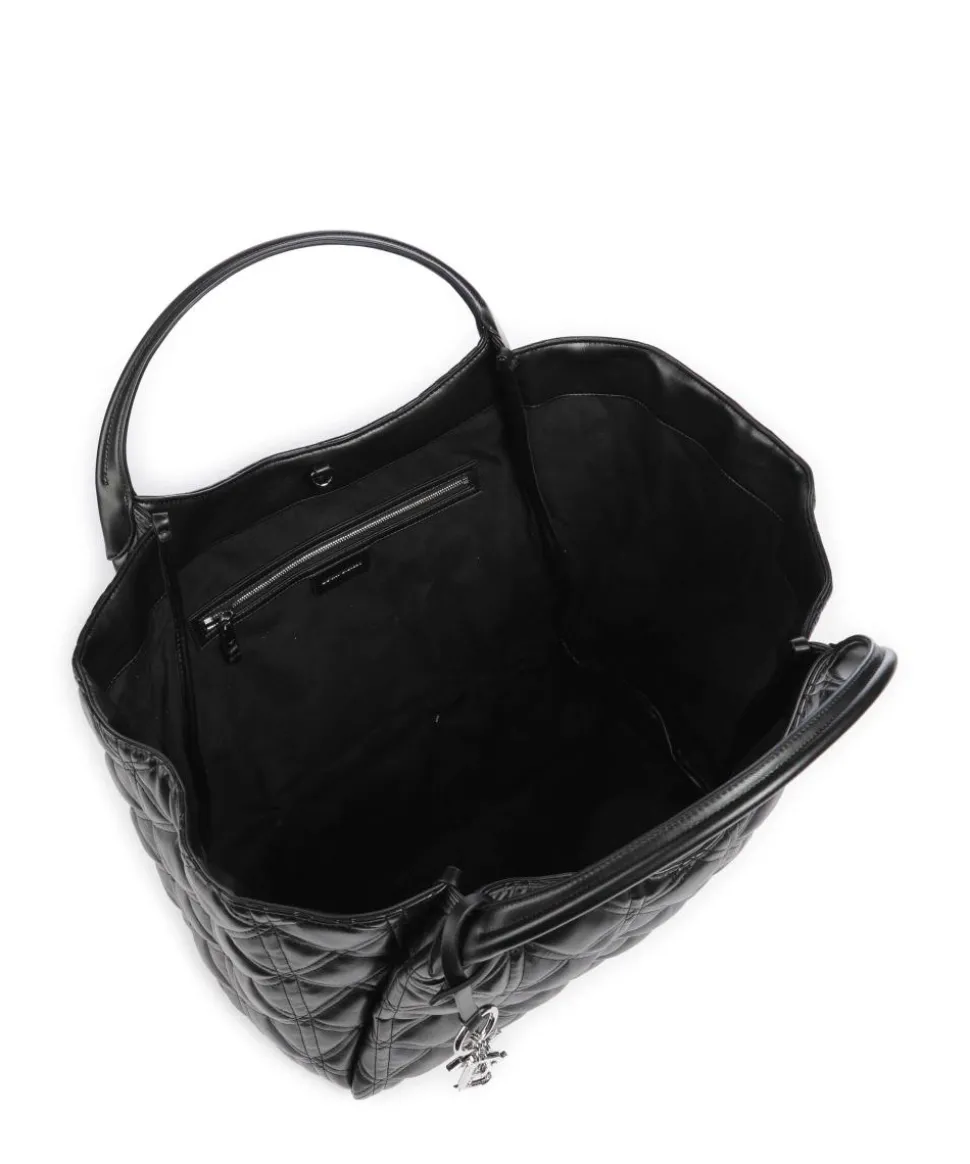 Durini 24 Shopper Lederimitat schwarz