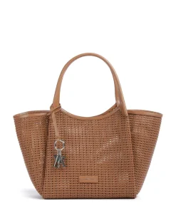 Durini 24 Shopper Lederimitat braun