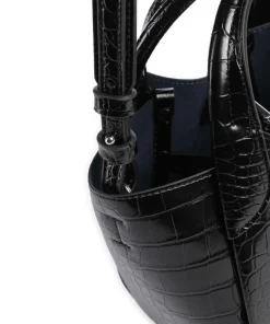 Durini 24 Umhängetasche Lederimitat schwarz